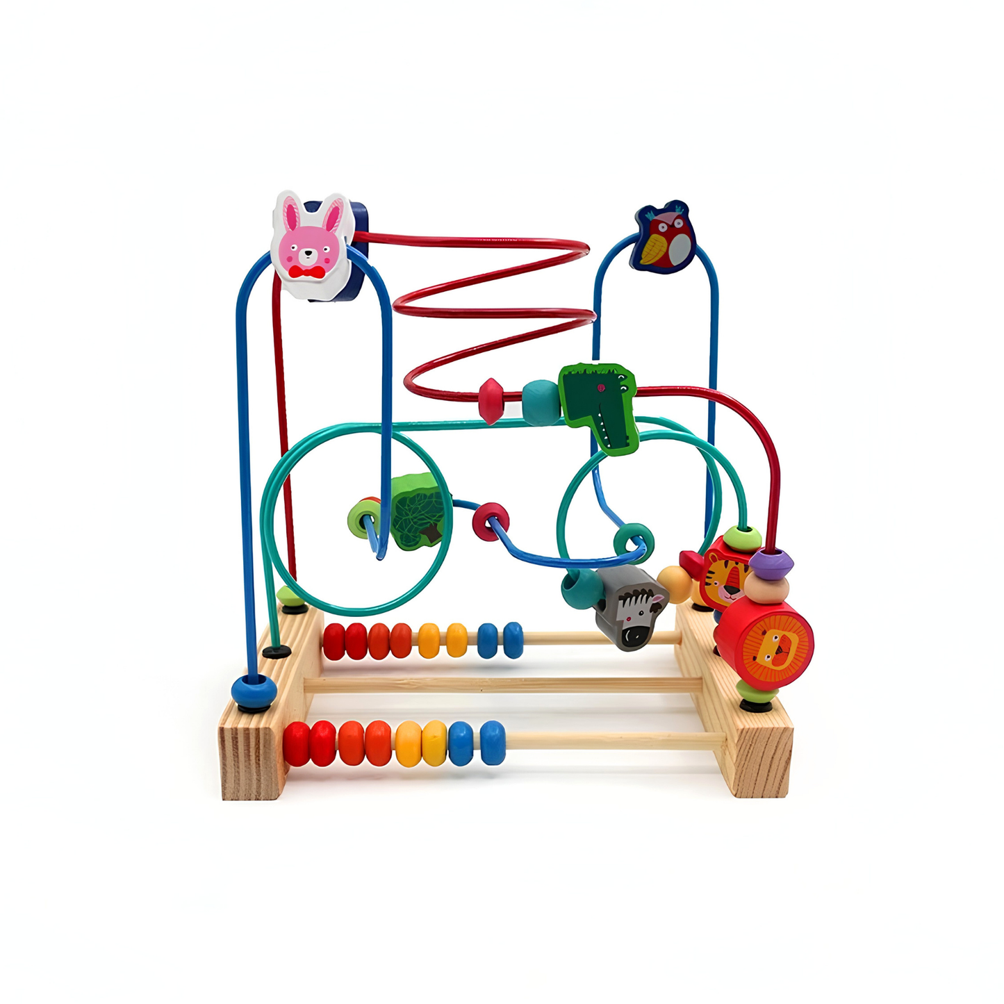 Maze Roller Coaster Wooden Educational Toy