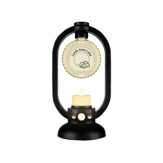 Essential Oil Diffuser, Retro Motion Sensor Ultrasound Diffuser Humidifier LED Candlelight with USB Cable for Bedroom