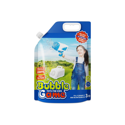 Soap bubble mix for electronic soap bubble machine/soap bubble gun