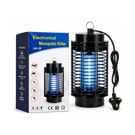 Electric Insect Killer Mosquito Killing Fly Bug Zapper Trap UV Lamp Catcher