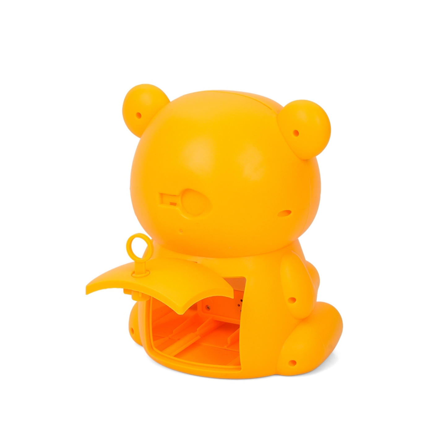 Musical interactive tiger piggy bank with electronic features.