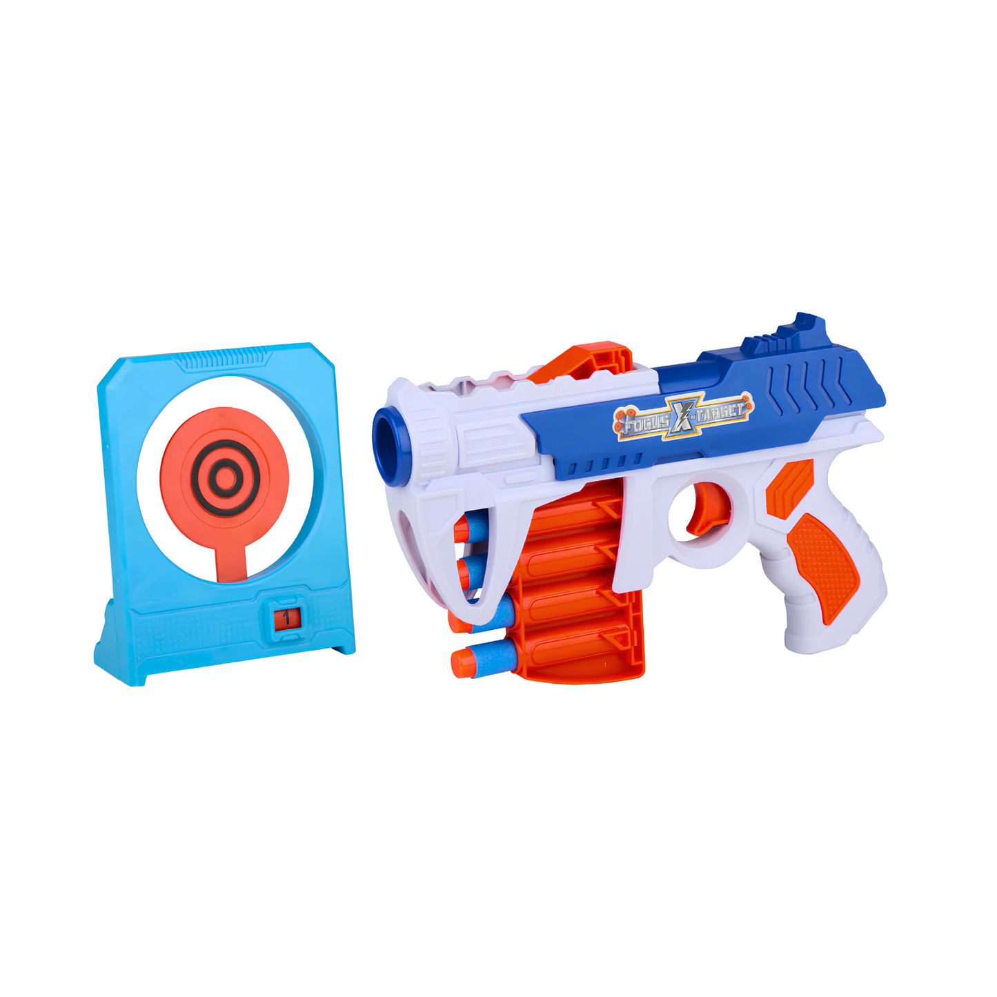 Dart Gun with Foam Darts and Target