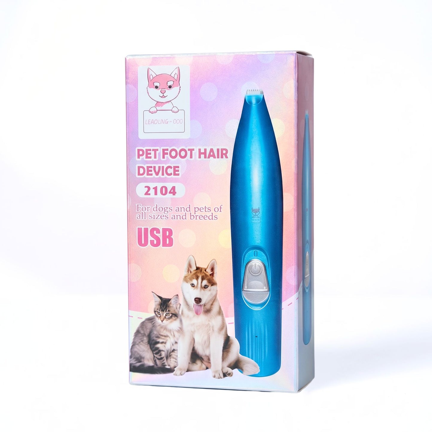 Pet foot hair trimmer electric