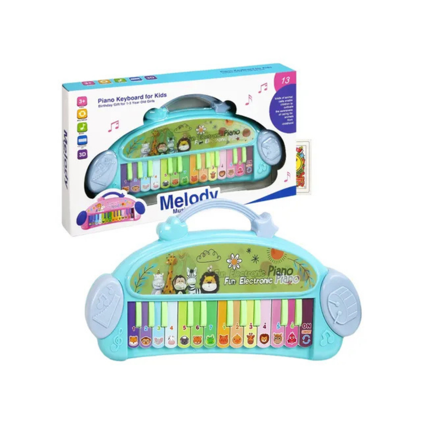 Children Learning Electronic Organ Keyboard Piano Music