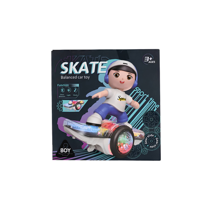 Balanced Car Toy - Musical Skate Adventure with Gear Slide
