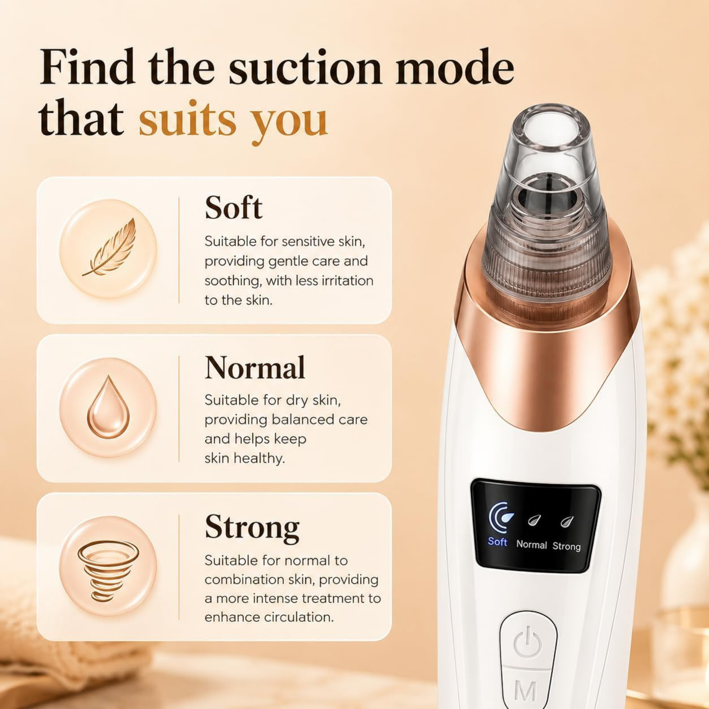 Blackhead Remover Electric Blackhead Vacuum Suction Rechargeable Whitehead Remover Tool Kite Cleanser with 5 Replaceable Heads