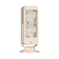Double Blade Desktop Cooler Electric Fan in a beige color