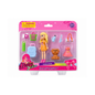 Polly Pocket fashion pack playset including a doll, pet, and accessories.