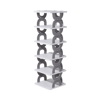 Foldable Shoe Rack, Collapsible Shoe Rack, 6-Tier