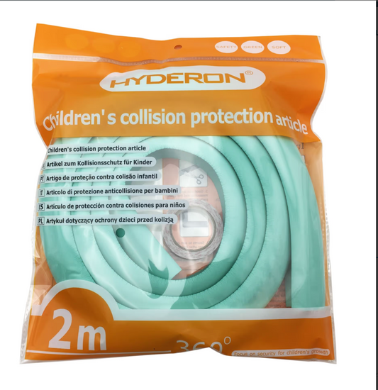 Hyderon light green foam edge protector strip for children's safety  ( Color May Vary )