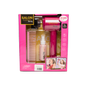 Salon Fashion Beauty set features a pink toy hairdryer that blows air and comes with accessories like a spray bottle and comb