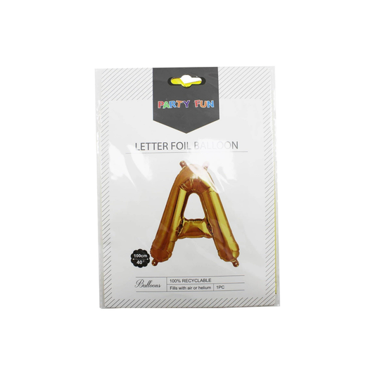 Foil Letter Balloons 40 Inch Golden