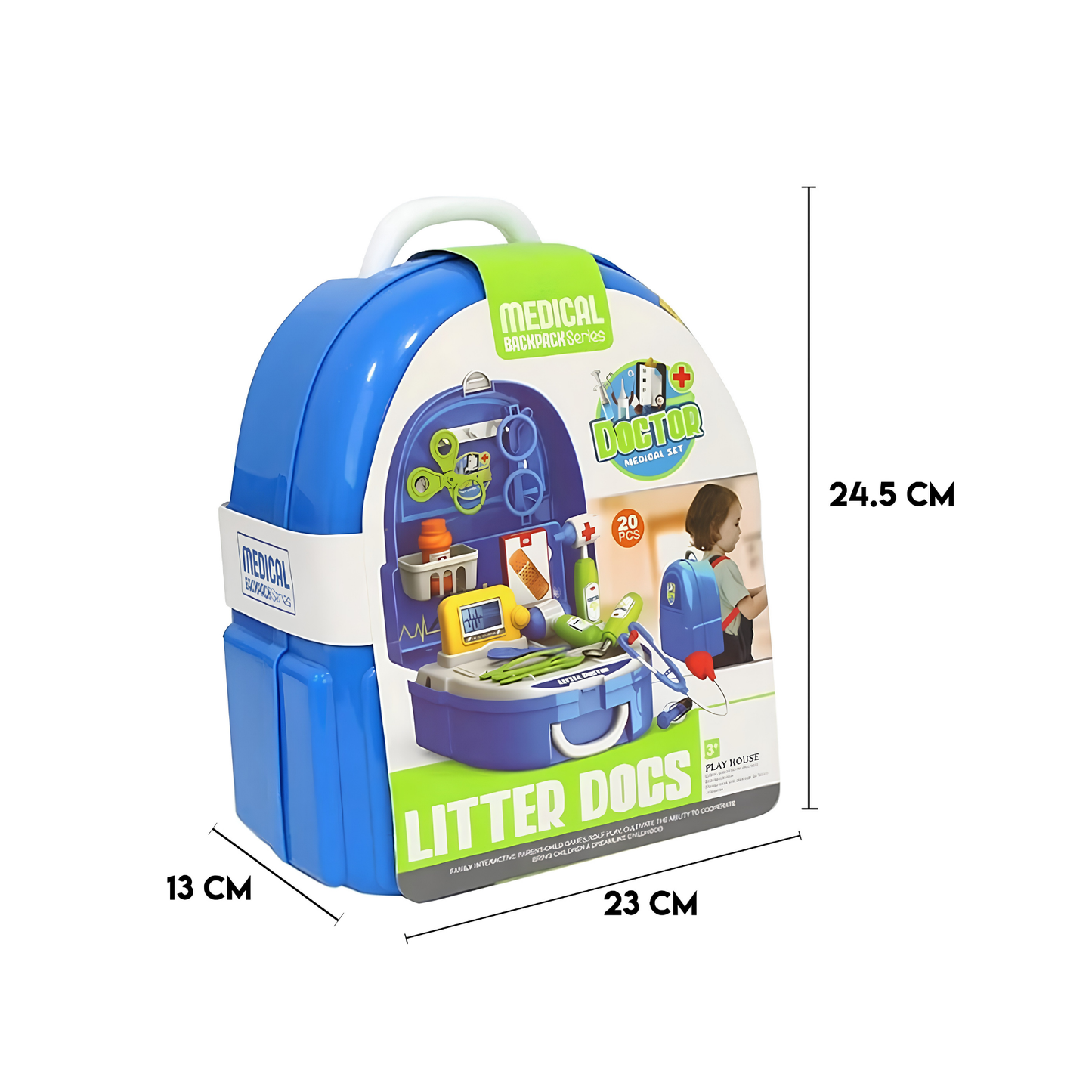 Doctor Tool Kit for kids with Backpack | Medical Role Play Educational Toy | Doctor Play Medical Kit