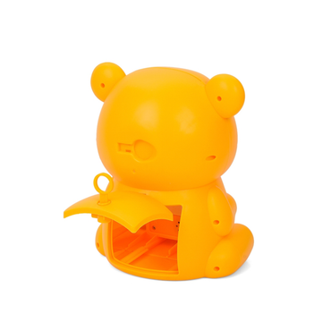 Musical interactive tiger piggy bank with electronic features.