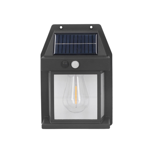 Solar Tungsten Wire Wall Light, Easy To Install 3 Modes Exterior Lighting Fixtures Wall Mount with Screws for Yards