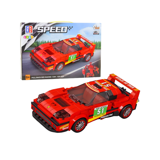 Bricks building 2-in-1 car robot transformation