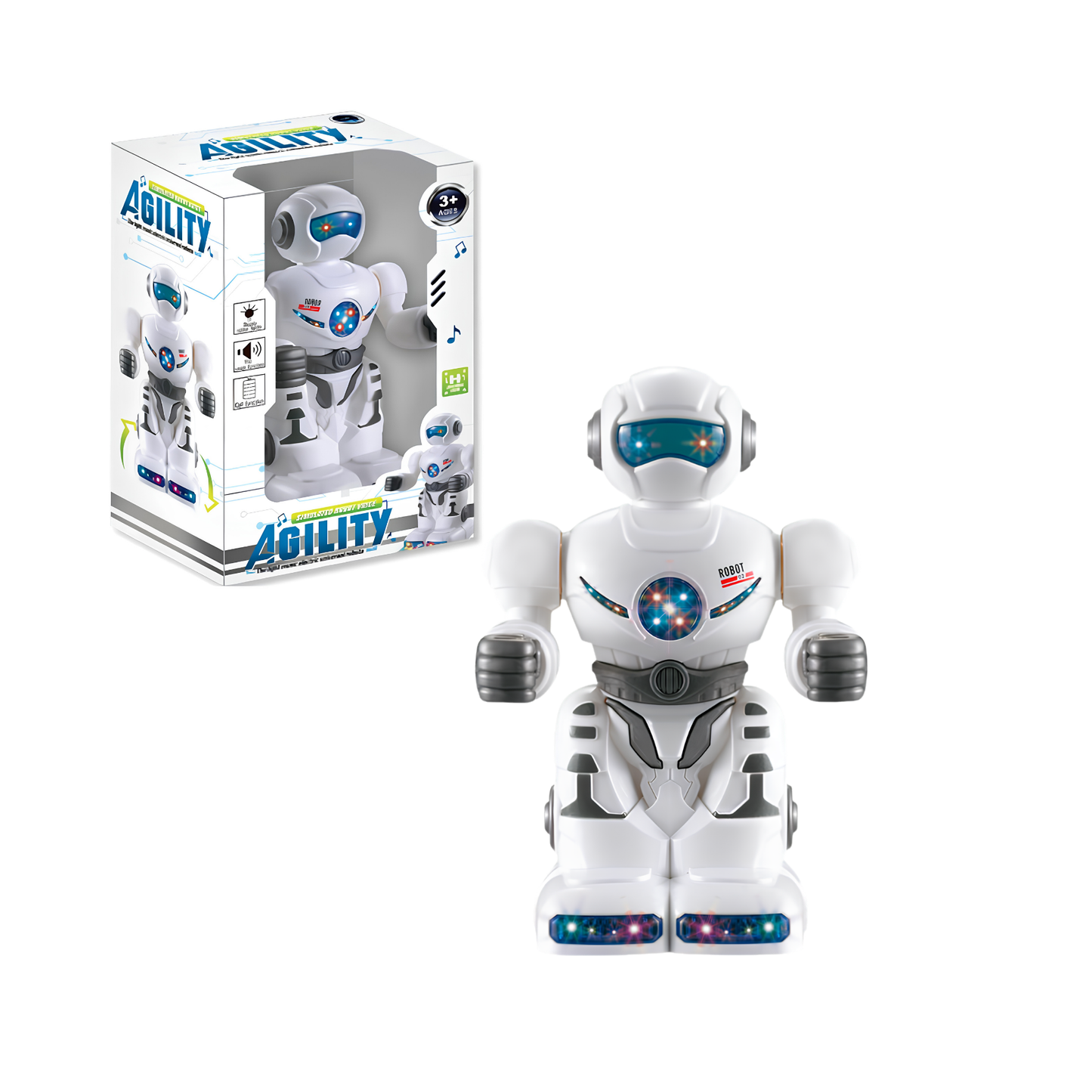 Robot Toys Intelligent Music and Light Robot Education Robot