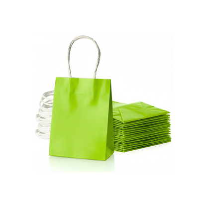 pack of 5 Small paper bag multi color size 12x15x7