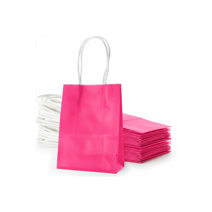 pack of 5 Small paper bag multi color size 12x15x7