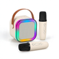 wireless karaoke mic with Bluetooth Speaker: Bluetooth-Enabled Wireless Karaoke Mic Speaker with Multiple Compatibility Modes, RGB Lighting, and Party POP Bluetooth
