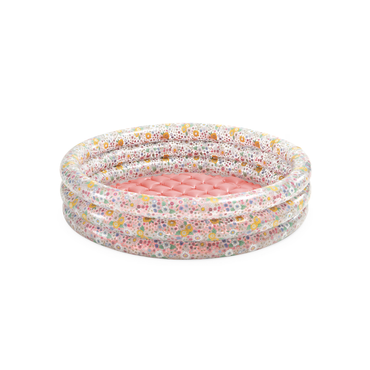 Floral-patterned Intex inflatable baby pool