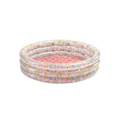 Floral-patterned Intex inflatable baby pool