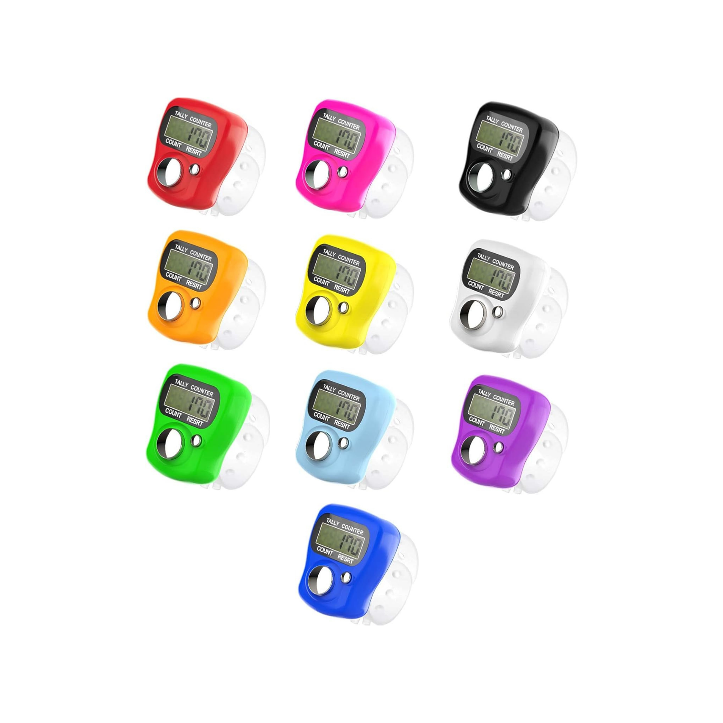 1 Electronic Finger Counter, Mini LCD Digital Display