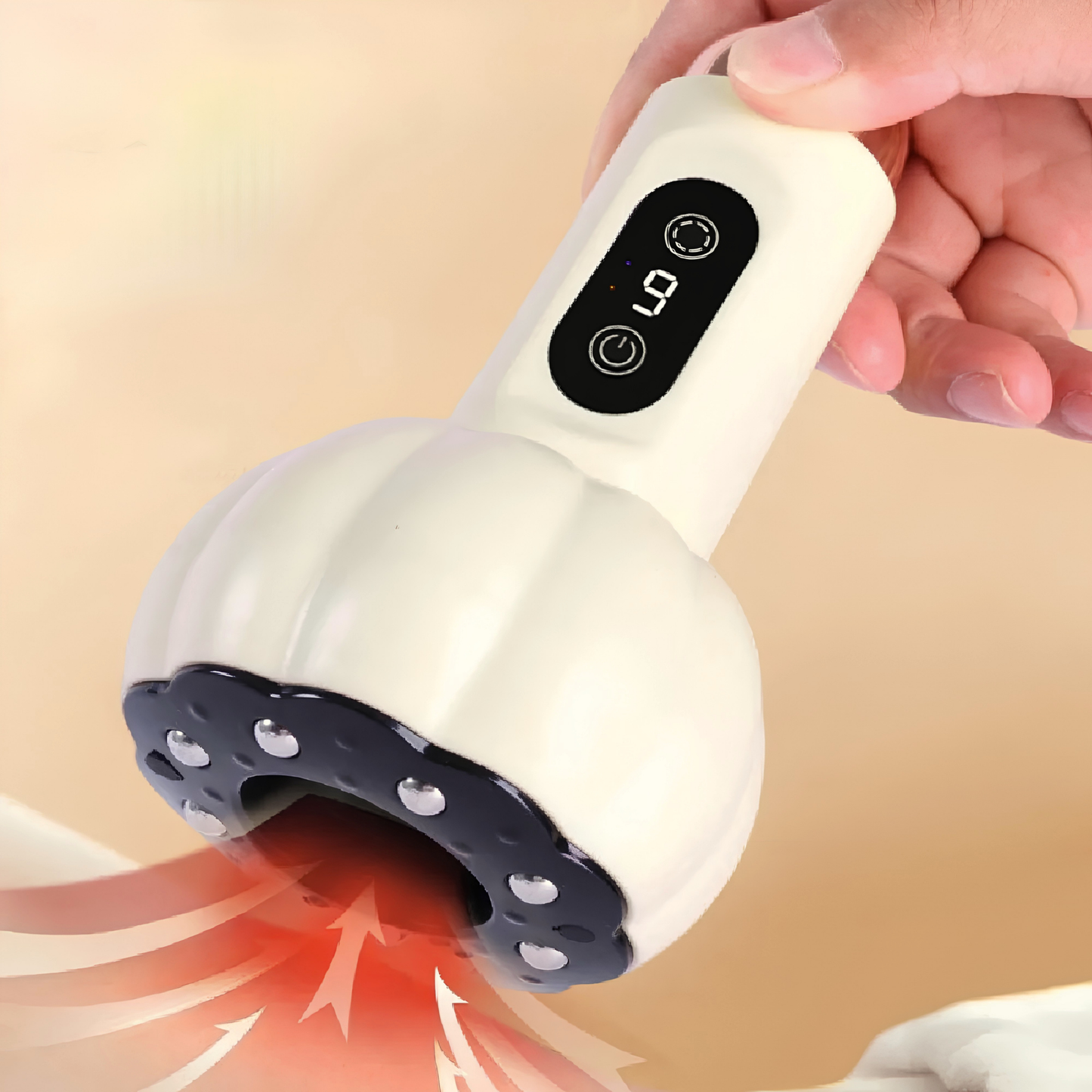 Lymphatic Drainage Massager-Cupping Therapy, Cellulite Remover, Cellulite Massager with 9 levels of Suction Power, Rechargeable & Cordless Anti Cellulites Machine for Legs, Arms, Back, Neck