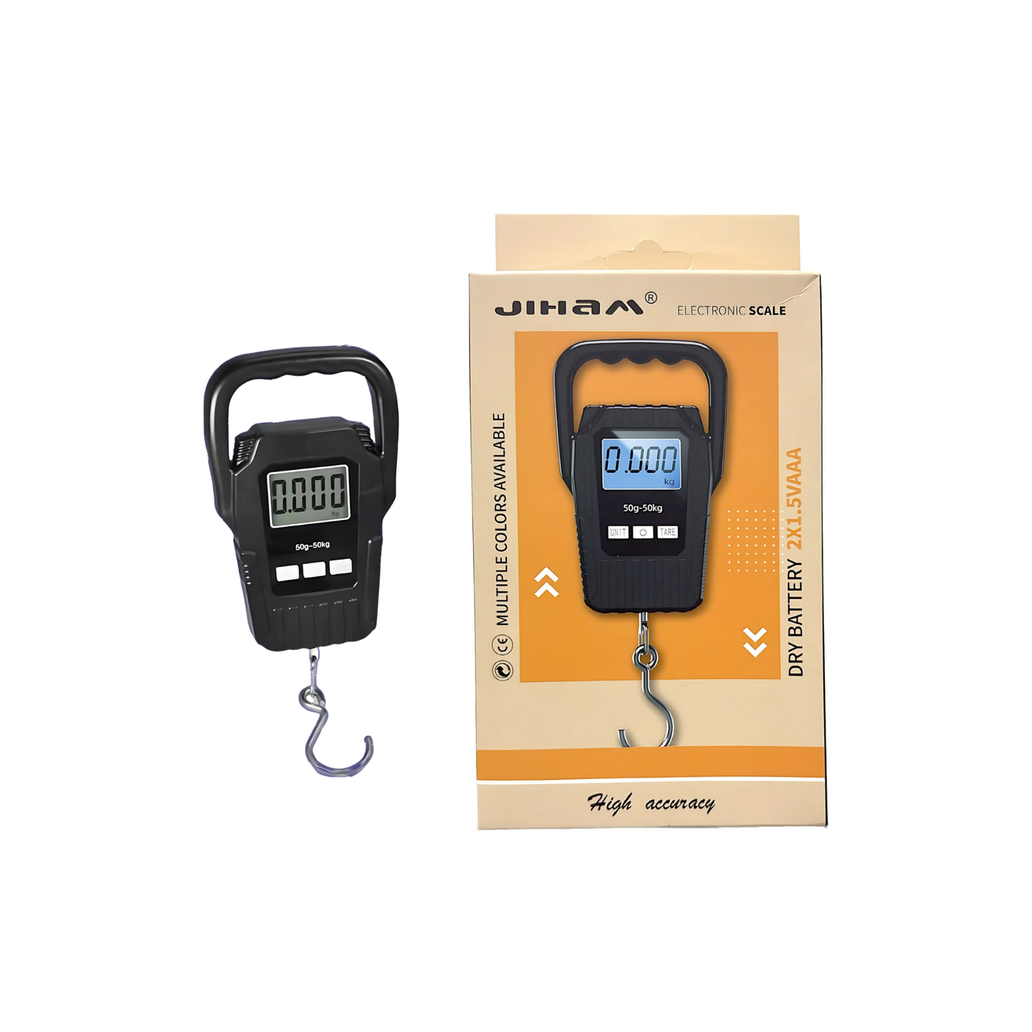 Portable digital hanging electronic scale