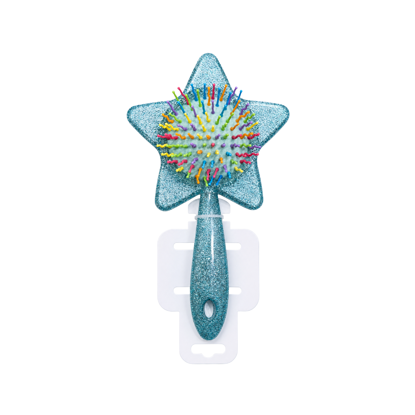 Creative Design Baby Brush for Toddler Girl Sweet Five-pointed Star Sequins Hair Comb Portable Kids Girl Hairbrush