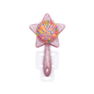 Creative Design Baby Brush for Toddler Girl Sweet Five-pointed Star Sequins Hair Comb Portable Kids Girl Hairbrush